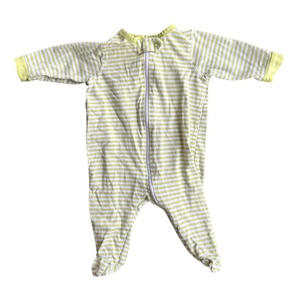 0-3M Baby Gerber Striped Footie Pajama PJ - Picture 1 of 1